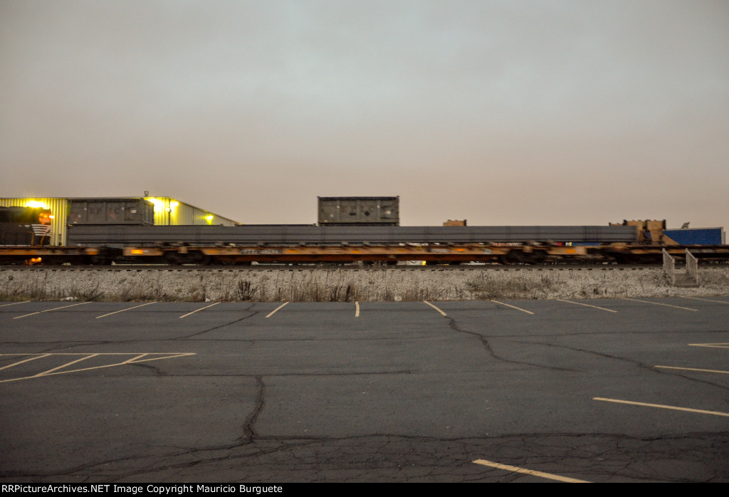 PTTX Flat Car with steel beams